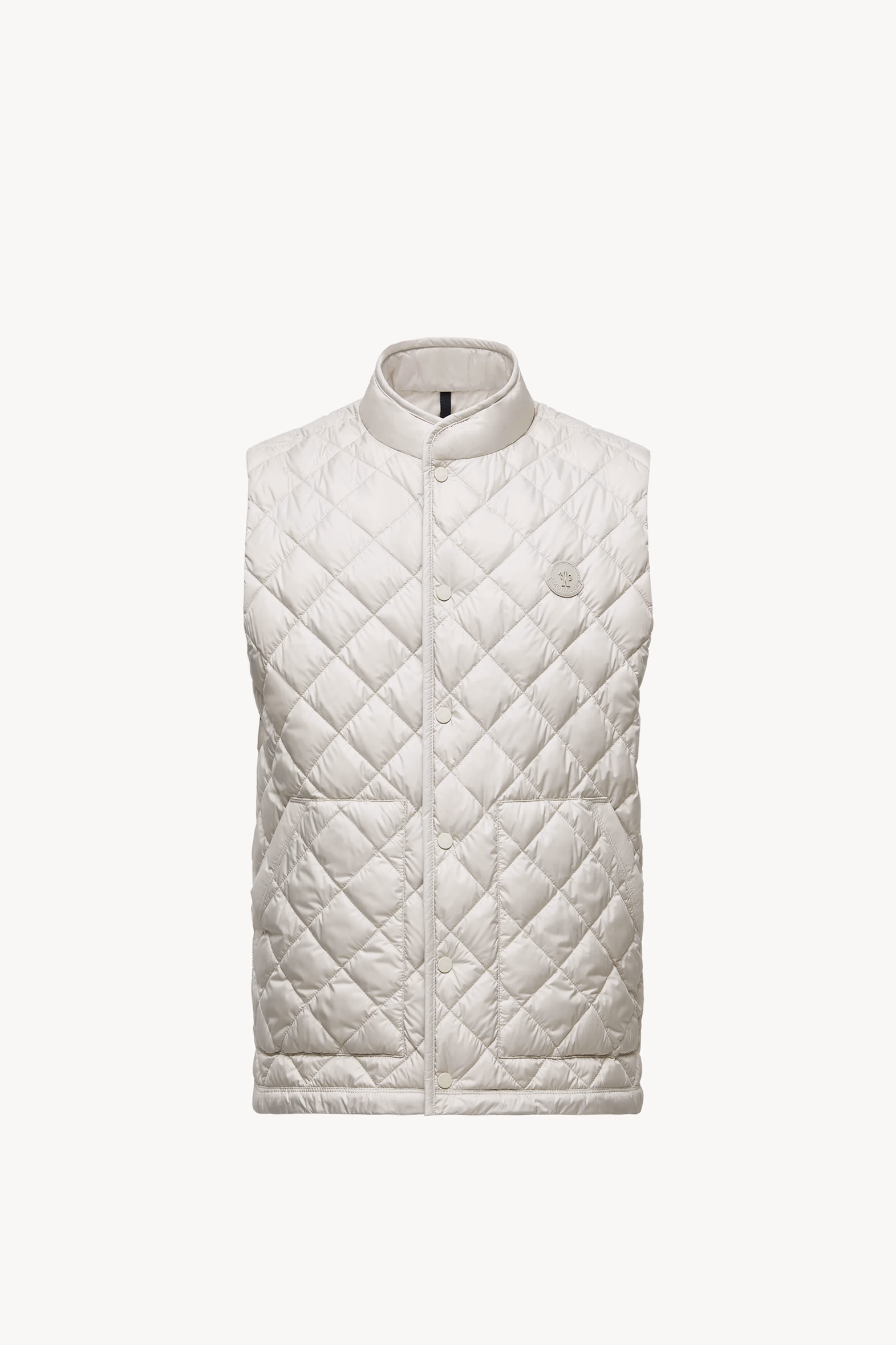Lycope Diamond-Quilted Down Vest Men Ice Grey Moncler 2